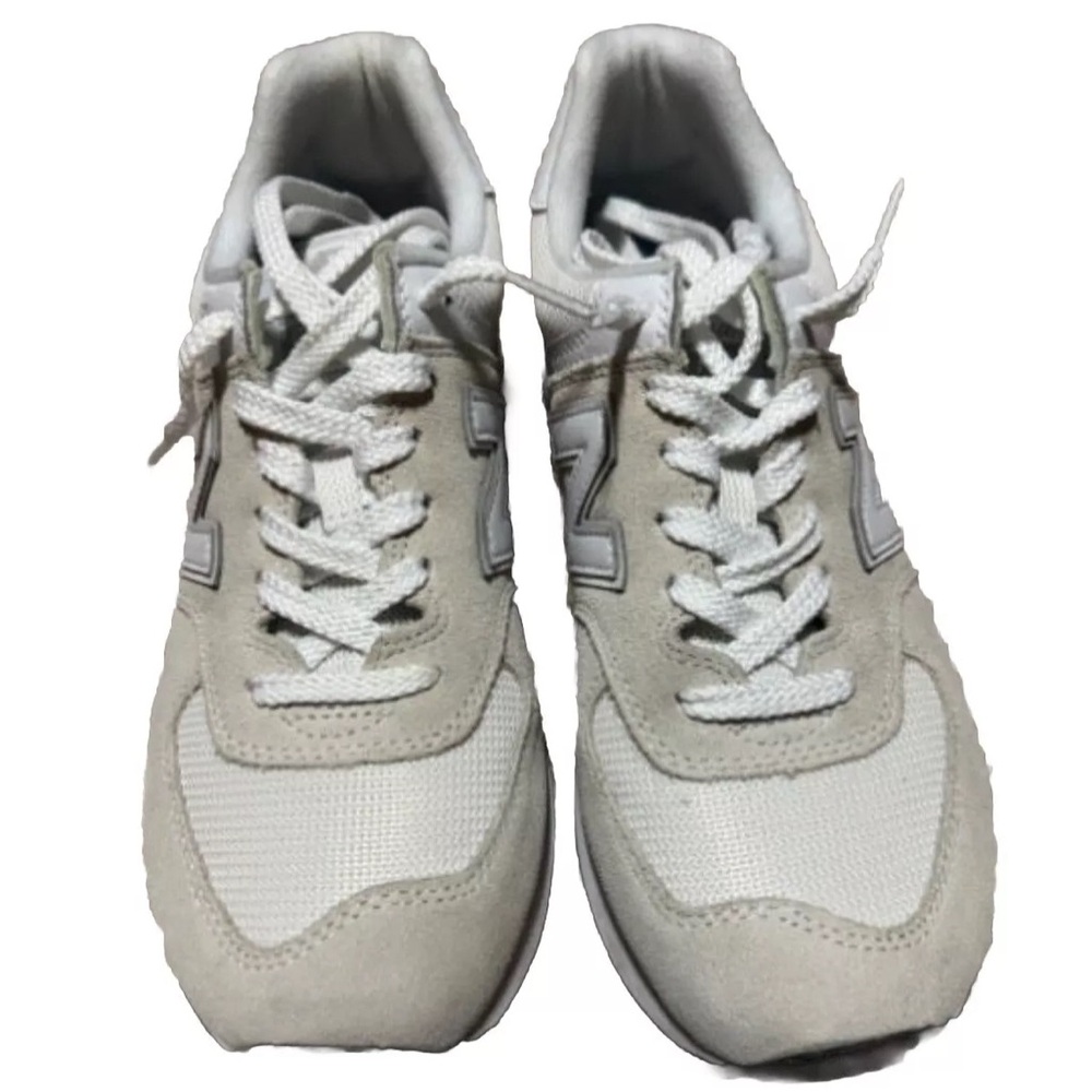New Balance 574 Nimbus Cloud and White